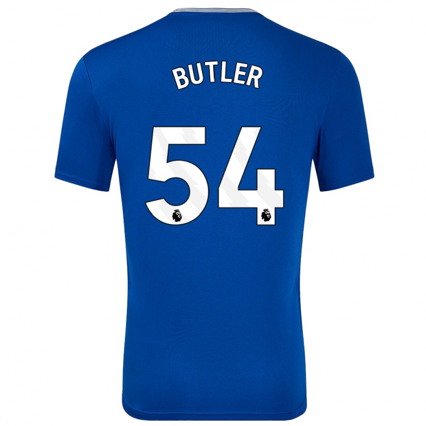 Kids Football Jack Butler #54 Blue With Home Jersey 2024/25 T-Shirt