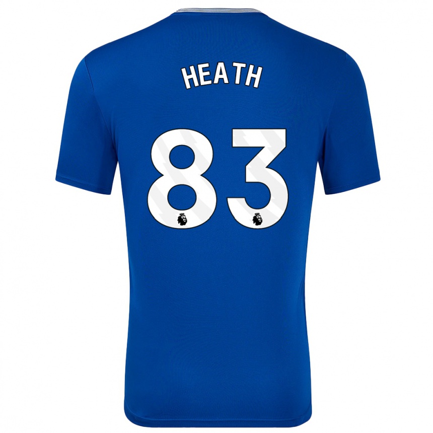 Kids Football Isaac Heath #83 Blue With Home Jersey 2024/25 T-Shirt