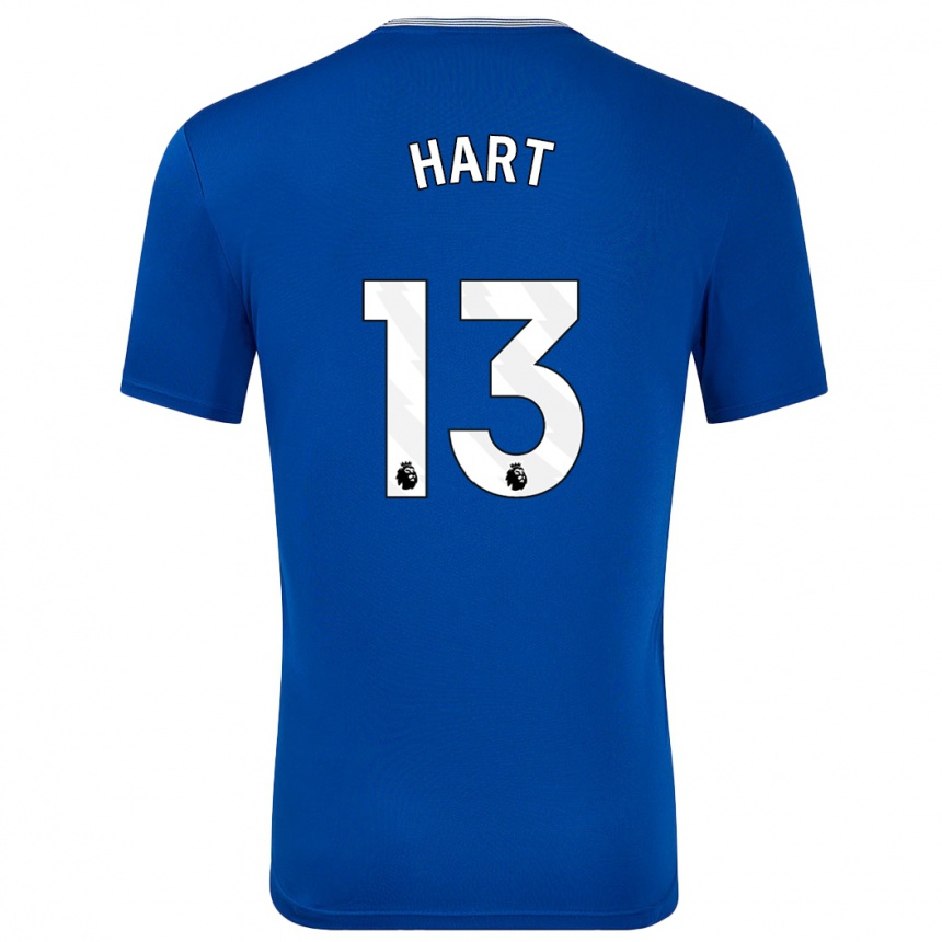 Kids Football Libby Hart #13 Blue With Home Jersey 2024/25 T-Shirt