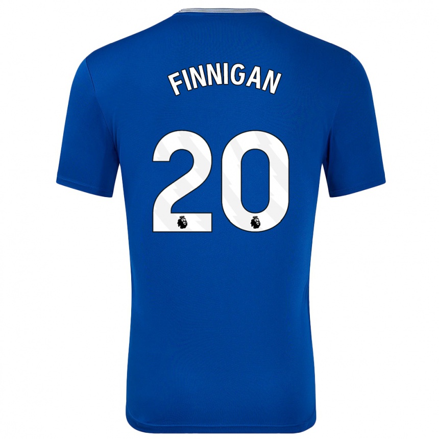 Kids Football Megan Finnigan #20 Blue With Home Jersey 2024/25 T-Shirt