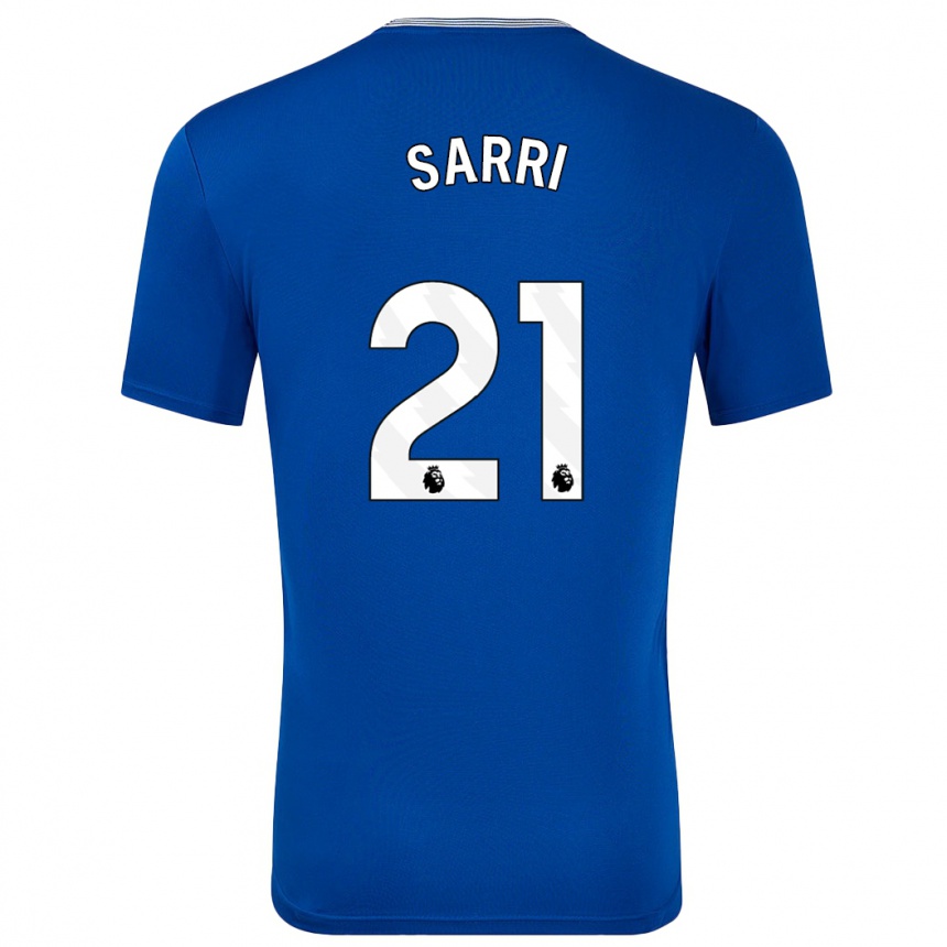 Kids Football Veatriki Sarri #21 Blue With Home Jersey 2024/25 T-Shirt