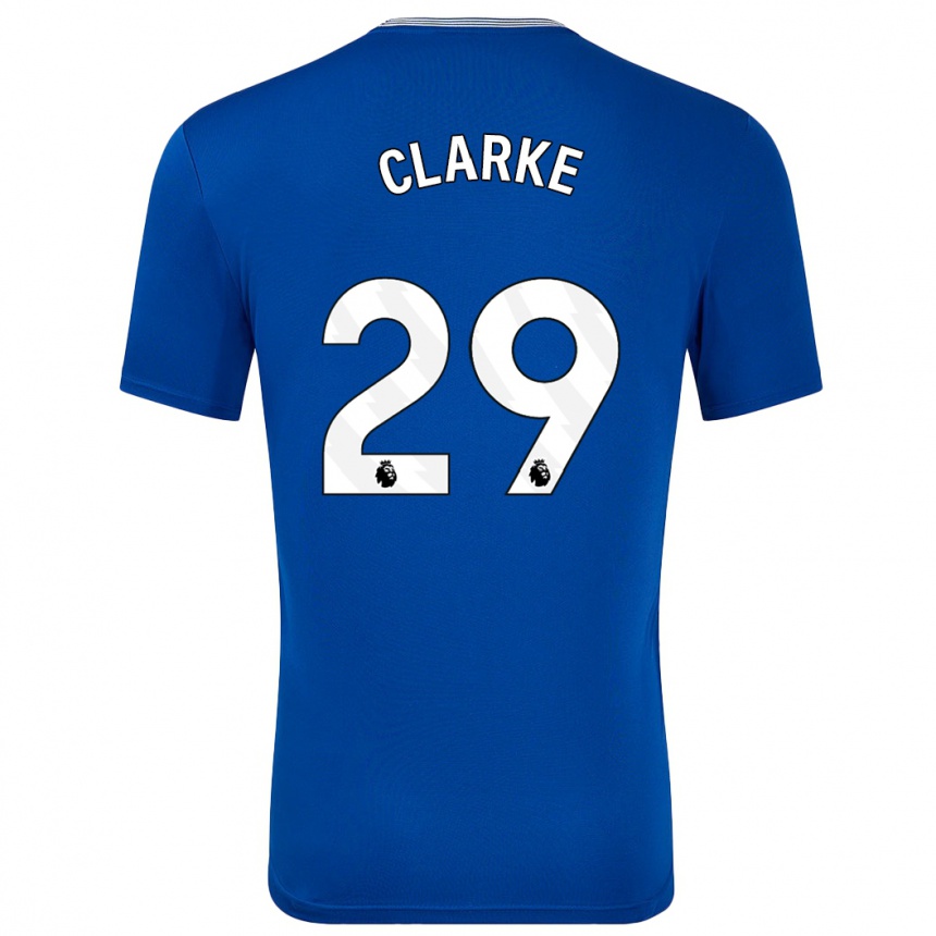 Kids Football Abbey Clarke #29 Blue With Home Jersey 2024/25 T-Shirt