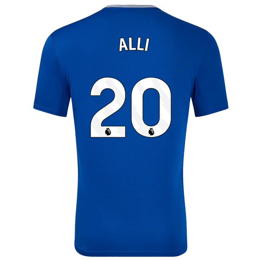 Kids Football Dele Alli #20 Blue With Home Jersey 2024/25 T-Shirt