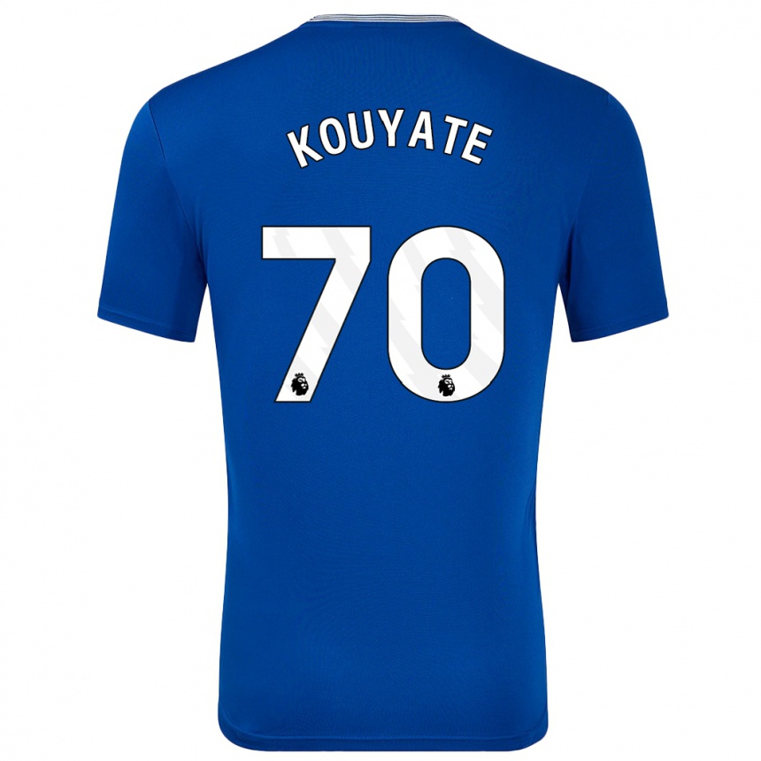 Kids Football Katia Kouyate #70 Blue With Home Jersey 2024/25 T-Shirt