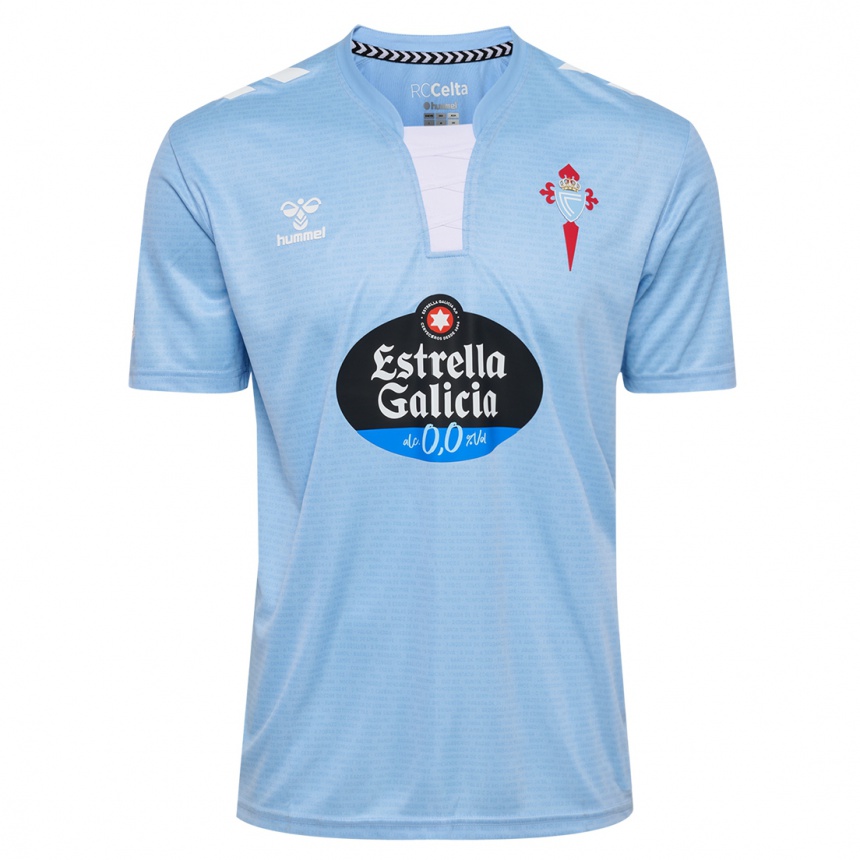 Kids Football Manu Garrido #19 Sky Blue Home Jersey 2024/25 T-Shirt