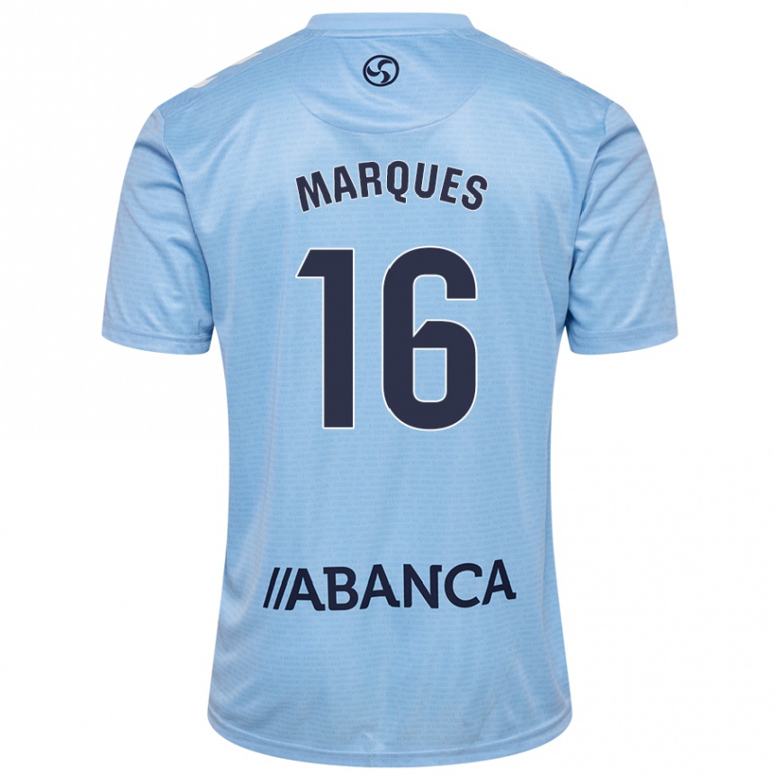 Kids Football 
Jailson Marques Siqueira #16 Sky Blue Home Jersey 2024/25 T-Shirt