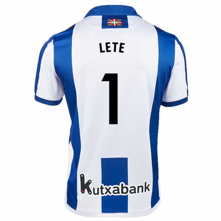 Kids Football Elene Lete Para #1 White Blue Home Jersey 2024/25 T-Shirt