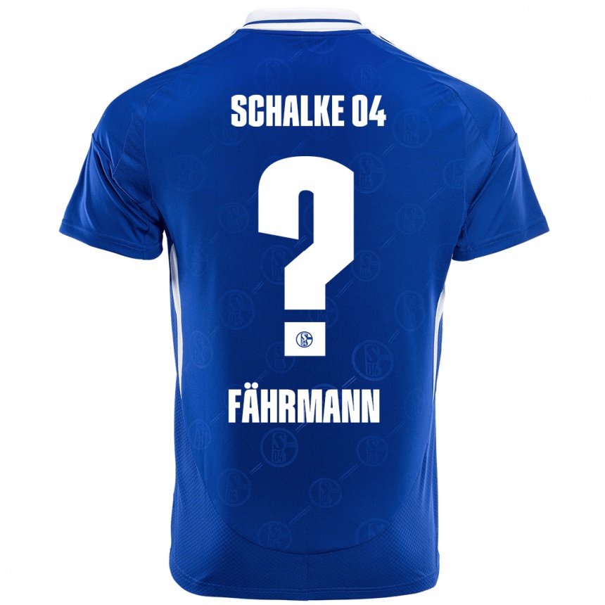 Kids Football Ralf Fährmann #0 Royal Blue Home Jersey 2024/25 T-Shirt