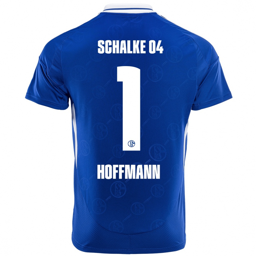 Kids Football Ron-Thorben Hoffmann #1 Royal Blue Home Jersey 2024/25 T-Shirt