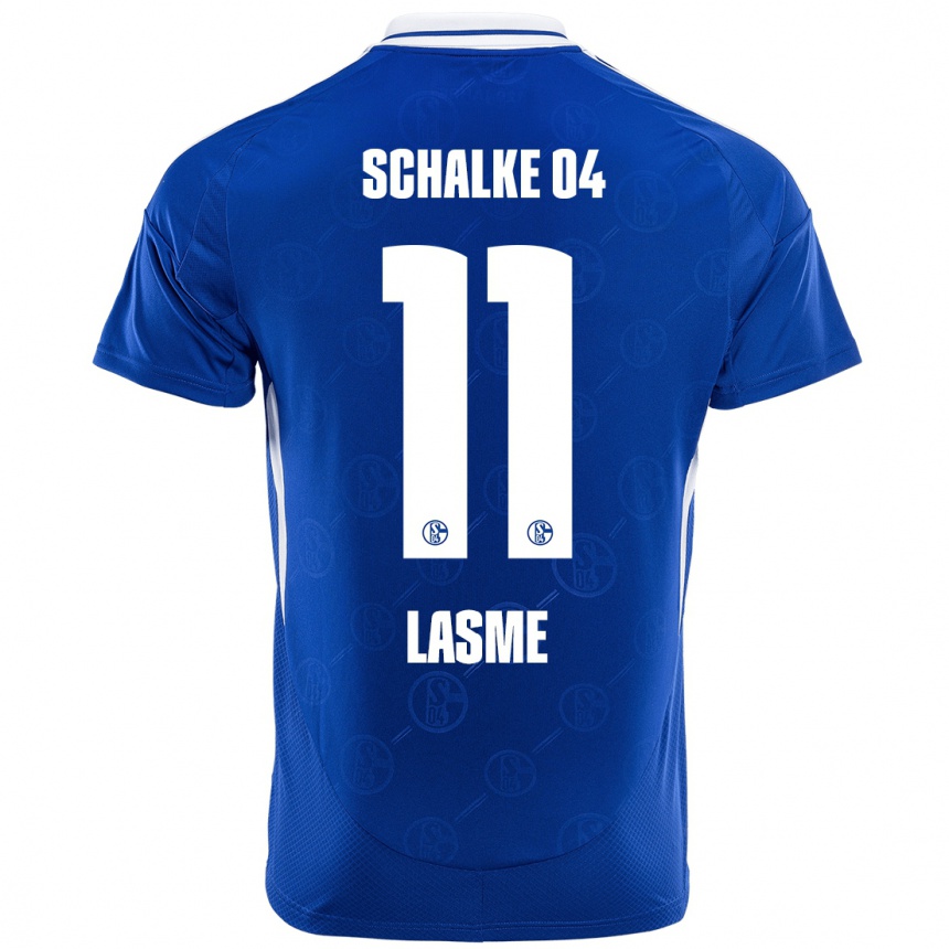 Kids Football Bryan Lasme #11 Royal Blue Home Jersey 2024/25 T-Shirt