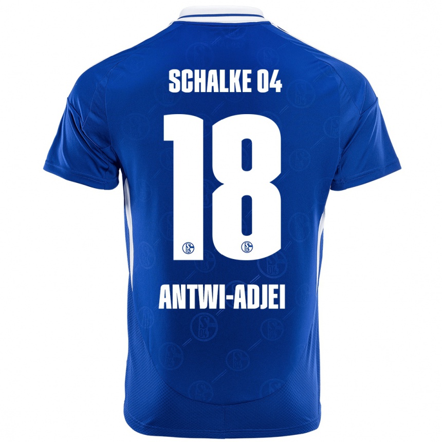 Kids Football Christopher Antwi-Adjei #18 Royal Blue Home Jersey 2024/25 T-Shirt