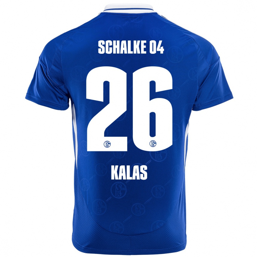 Kids Football Tomas Kalas #26 Royal Blue Home Jersey 2024/25 T-Shirt