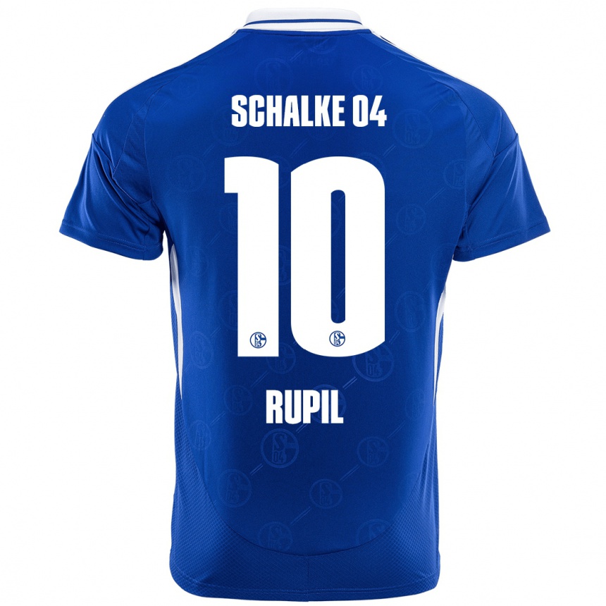 Kids Football Timothé Rupil #10 Royal Blue Home Jersey 2024/25 T-Shirt