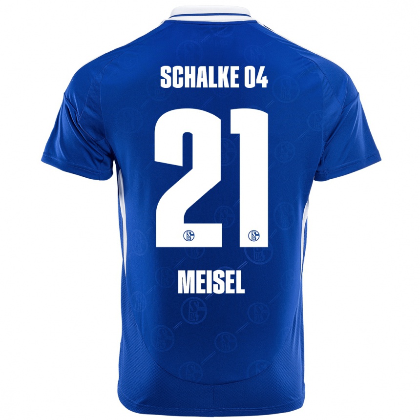 Kids Football Kelsey Meisel #21 Royal Blue Home Jersey 2024/25 T-Shirt