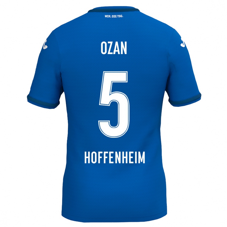 Kids Football Ozan Kabak #5 Royal Blue Home Jersey 2024/25 T-Shirt