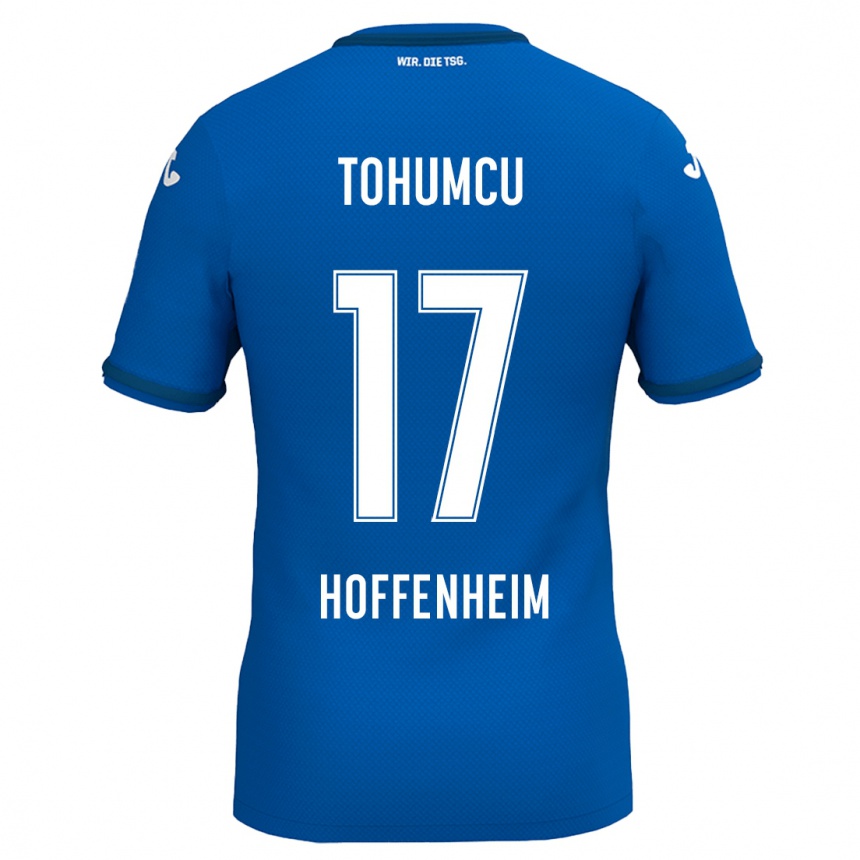 Kids Football Umut Tohumcu #17 Royal Blue Home Jersey 2024/25 T-Shirt