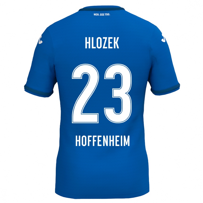 Kids Football Adam Hlozek #23 Royal Blue Home Jersey 2024/25 T-Shirt