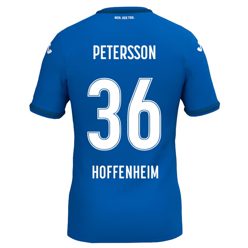 Kids Football Lúkas Petersson #36 Royal Blue Home Jersey 2024/25 T-Shirt