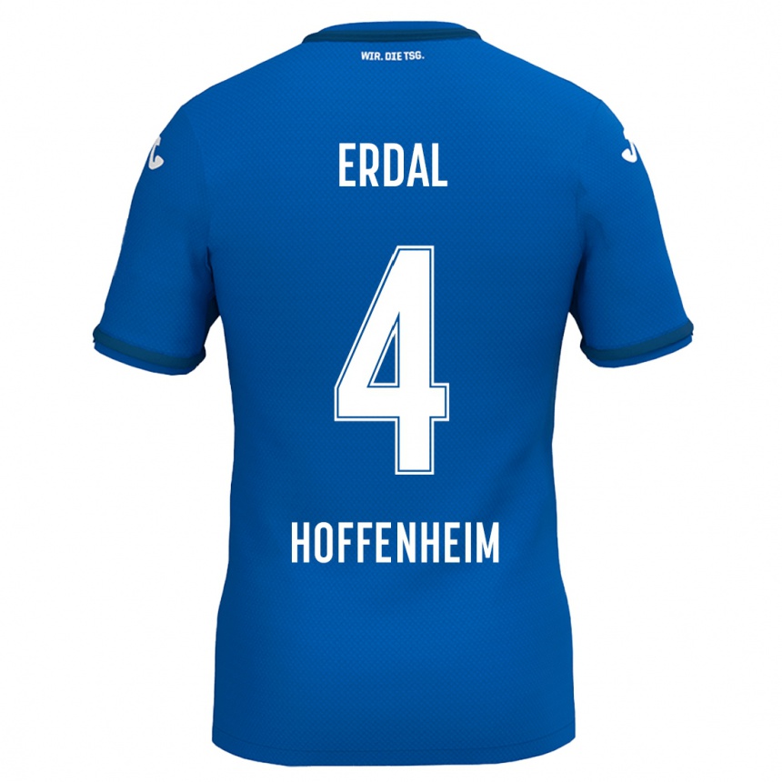 Kids Football İzzet Erdal #4 Royal Blue Home Jersey 2024/25 T-Shirt