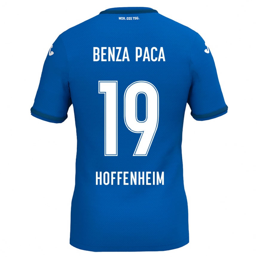 Kids Football Lynes Benza Paca #19 Royal Blue Home Jersey 2024/25 T-Shirt