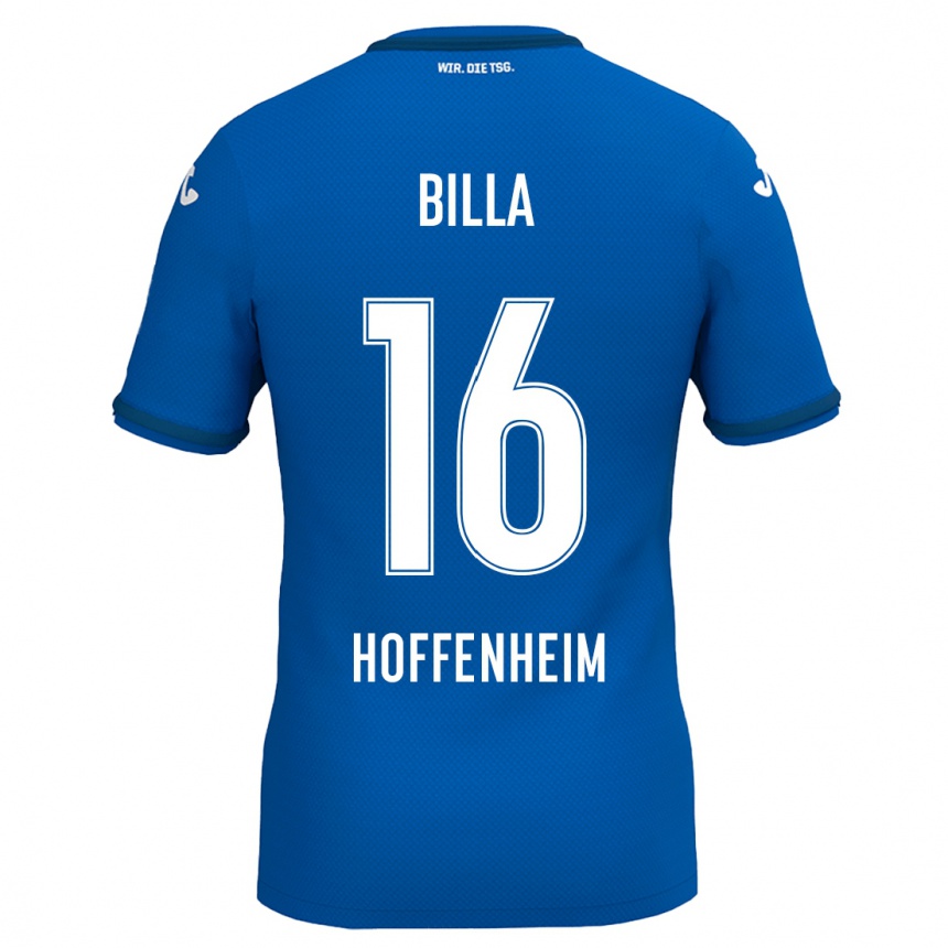 Kids Football Nicole Billa #16 Royal Blue Home Jersey 2024/25 T-Shirt