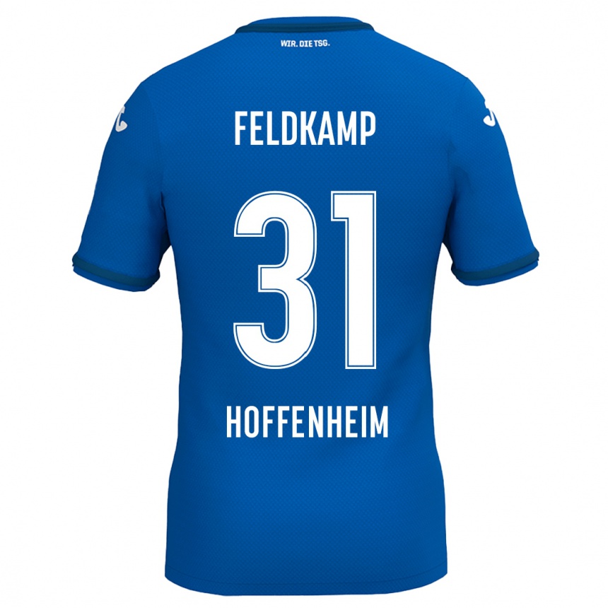 Kids Football Jana Feldkamp #31 Royal Blue Home Jersey 2024/25 T-Shirt