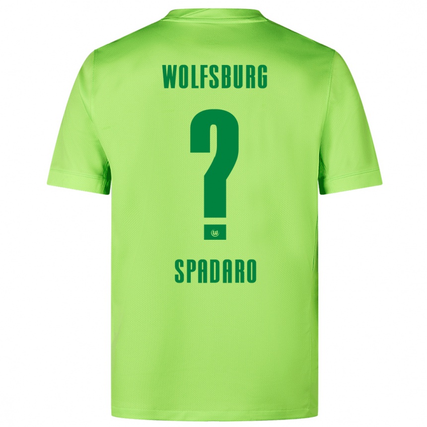 Kids Football Michele Spadaro #0 Fluorescent Green Home Jersey 2024/25 T-Shirt