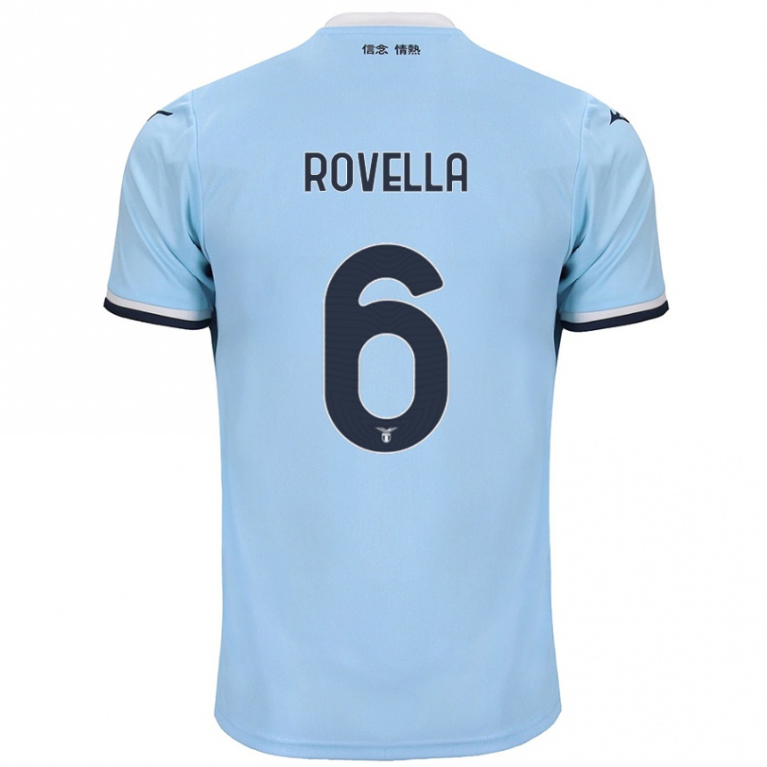 Kids Football Nicolo Rovella #6 Blue Home Jersey 2024/25 T-Shirt