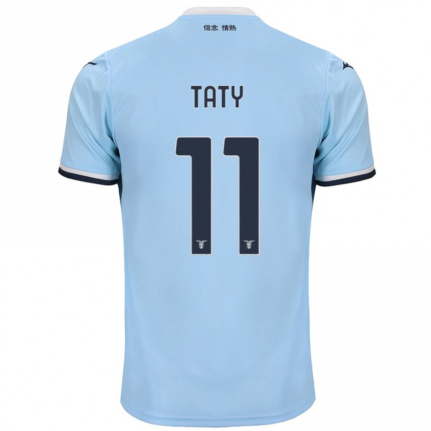 Kids Football Taty Castellanos #11 Blue Home Jersey 2024/25 T-Shirt