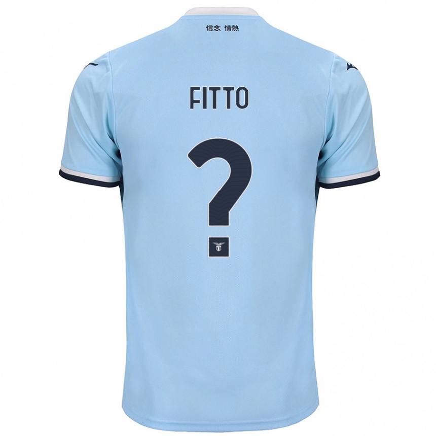 Kids Football Gabriele Fitto #0 Blue Home Jersey 2024/25 T-Shirt