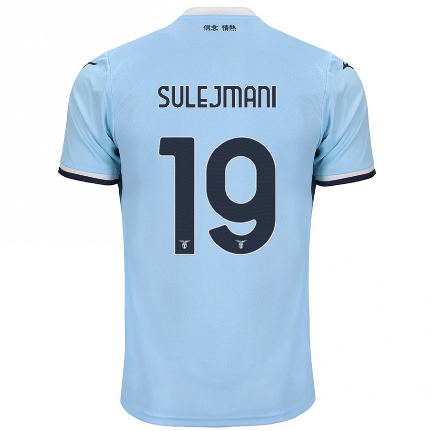 Kids Football Flavio Sulejmani #19 Blue Home Jersey 2024/25 T-Shirt