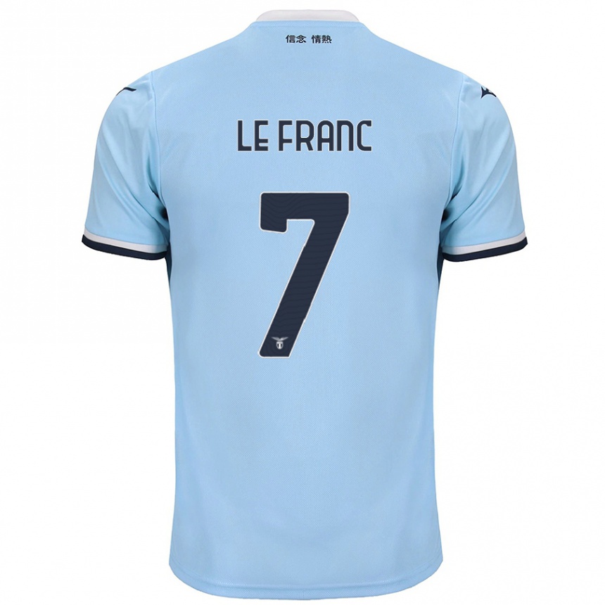 Kids Football Chloé Le Franc #7 Blue Home Jersey 2024/25 T-Shirt