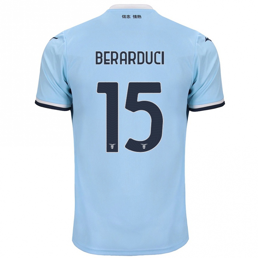 Kids Football Martina Berarduci #15 Blue Home Jersey 2024/25 T-Shirt