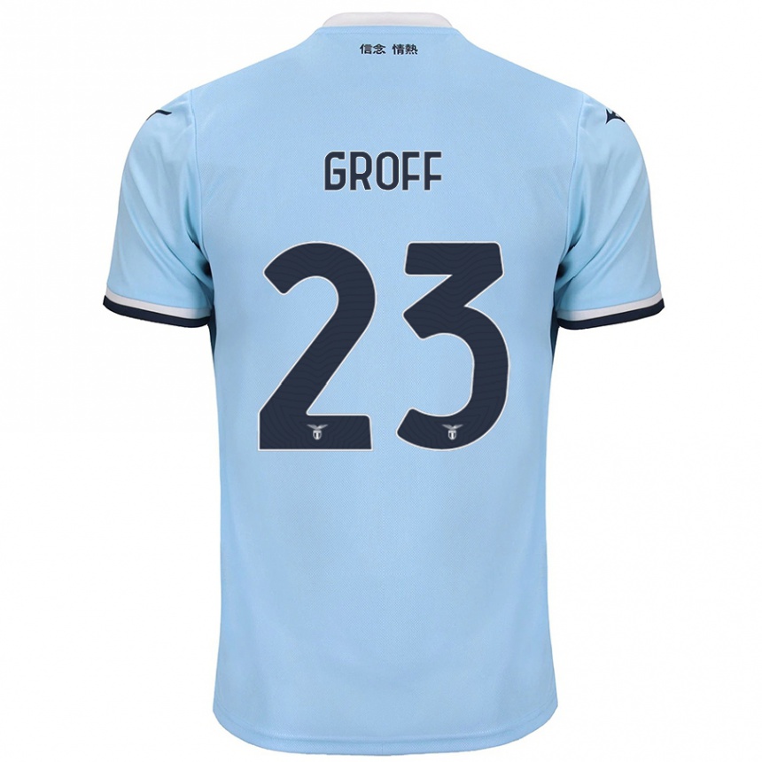 Kids Football Chiara Groff #23 Blue Home Jersey 2024/25 T-Shirt