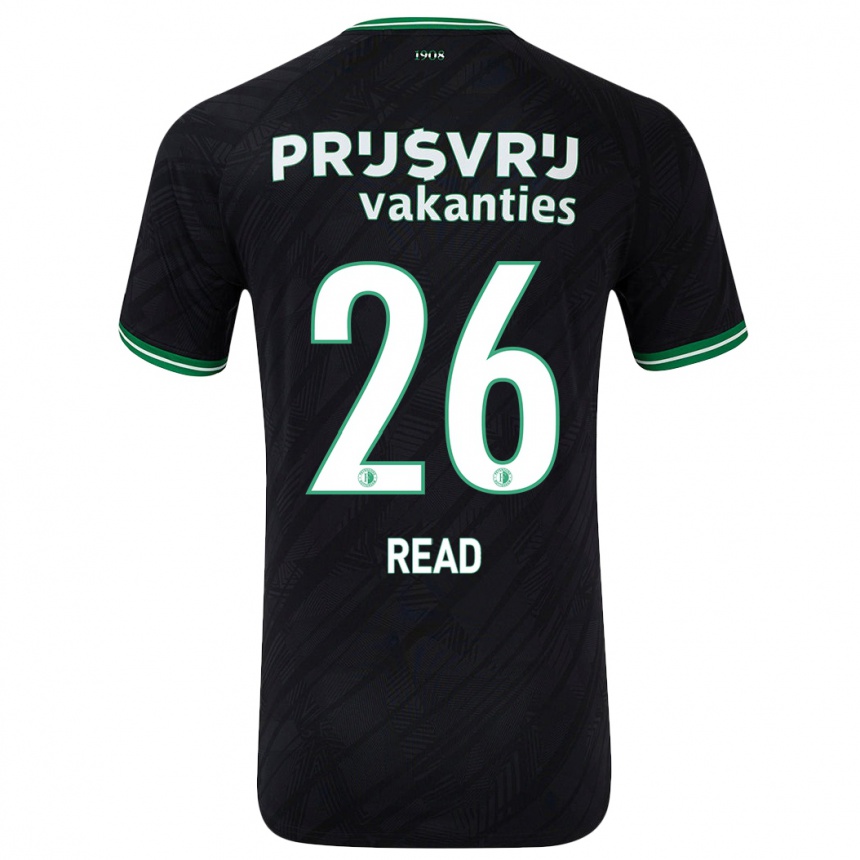 Kids Football Givairo Read #26 Black Green Away Jersey 2024/25 T-Shirt