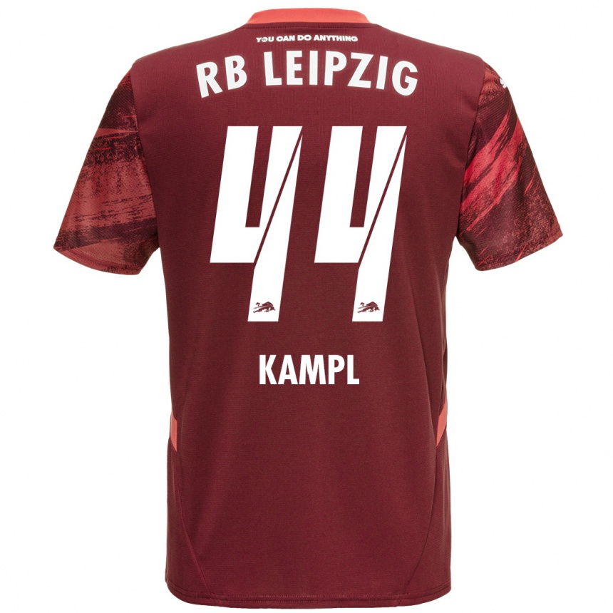 Kids Football Kevin Kampl #44 Burgundy Away Jersey 2024/25 T-Shirt