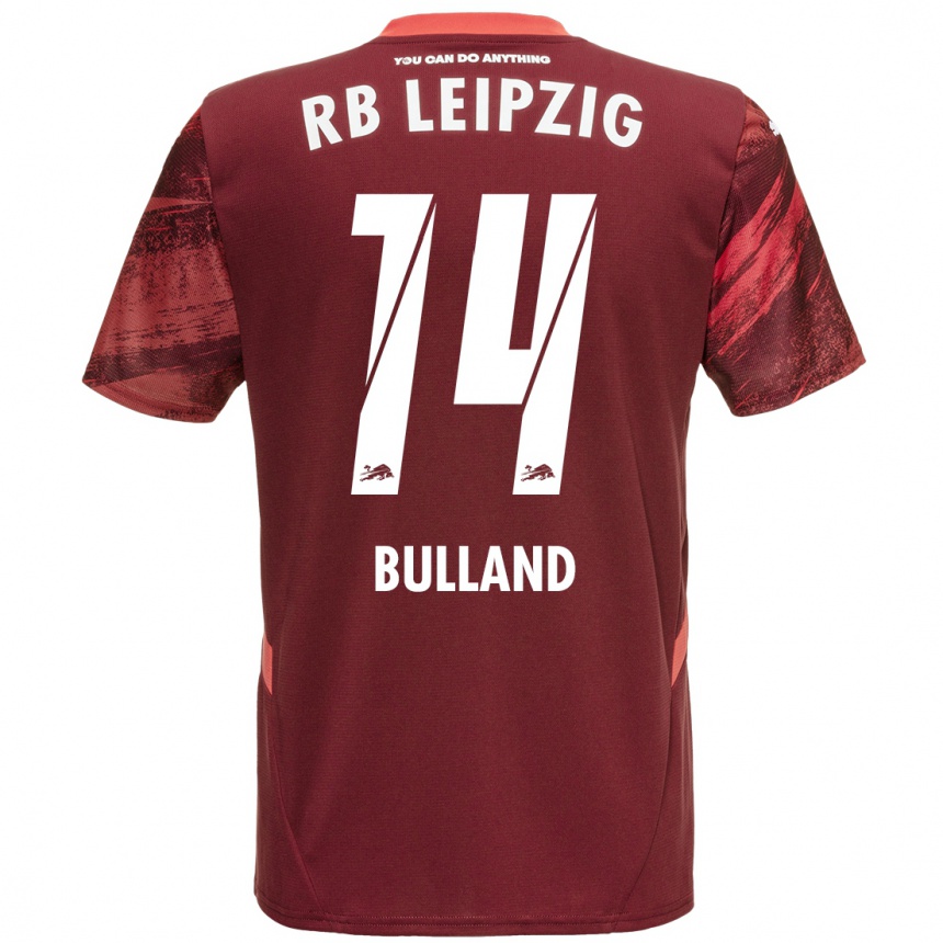 Kids Football Anton Bulland #14 Burgundy Away Jersey 2024/25 T-Shirt