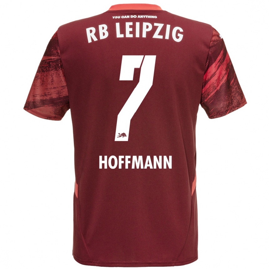 Kids Football Giovanna Hoffmann #7 Burgundy Away Jersey 2024/25 T-Shirt