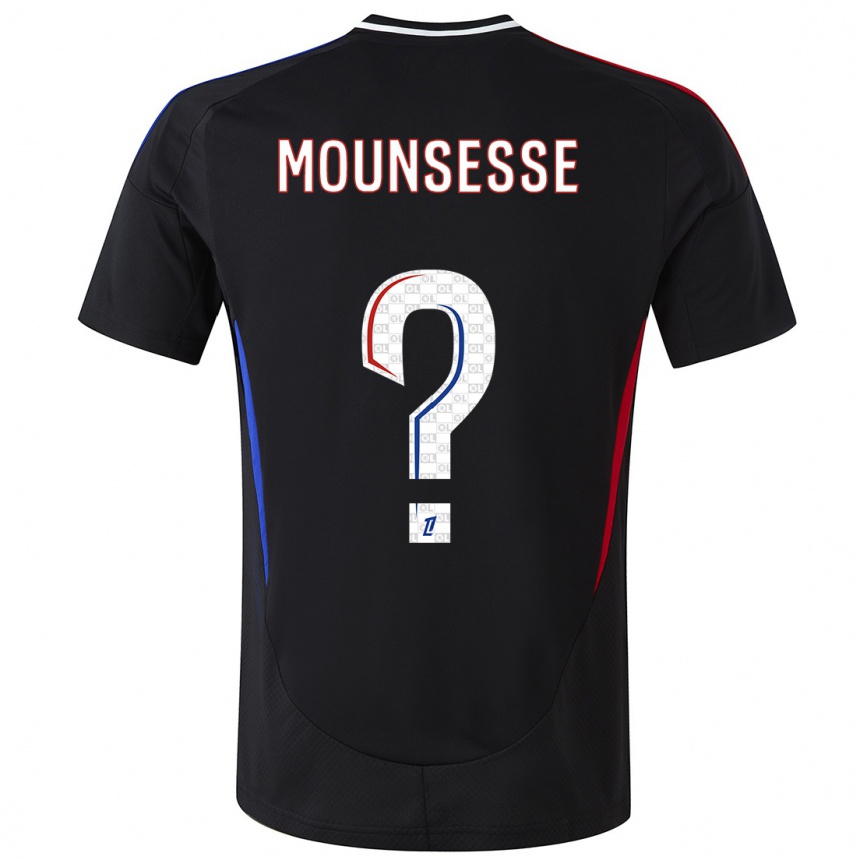 Kids Football Jeremy Mounsesse #0 Black Away Jersey 2024/25 T-Shirt