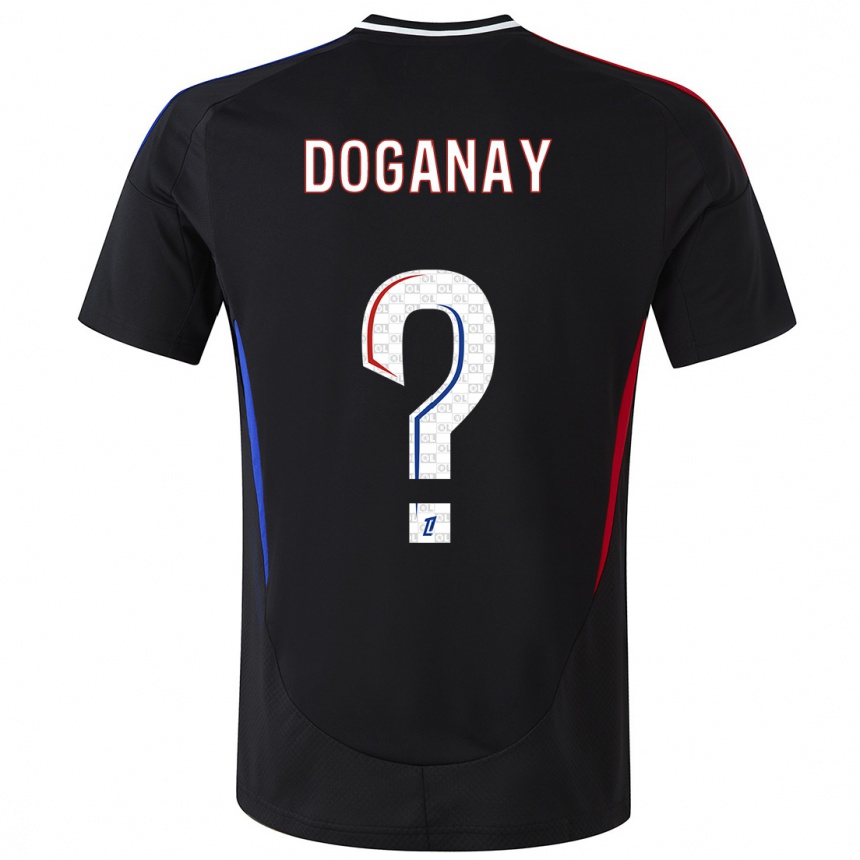 Kids Football Kenan Doganay #0 Black Away Jersey 2024/25 T-Shirt