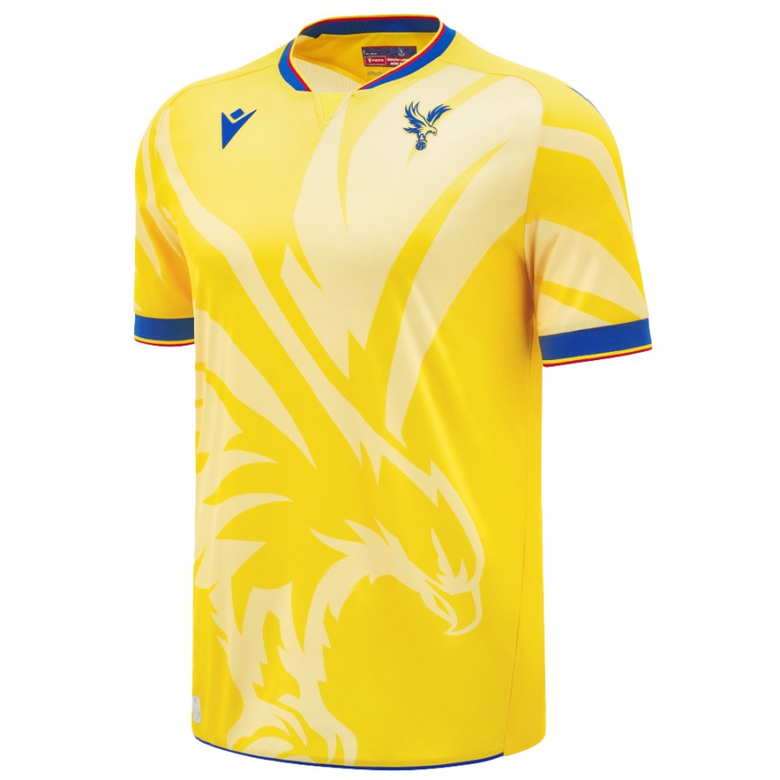 Kids Football Jordan Ayew #9 Yellow Away Jersey 2024/25 T-Shirt