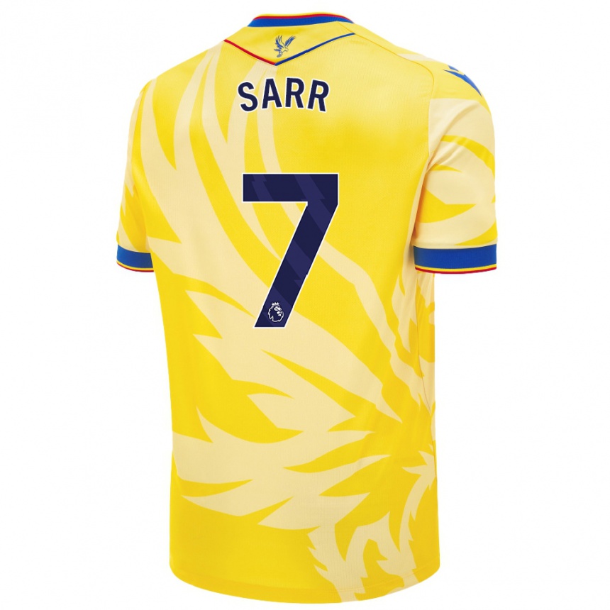 Kids Football Ismaïla Sarr #7 Yellow Away Jersey 2024/25 T-Shirt