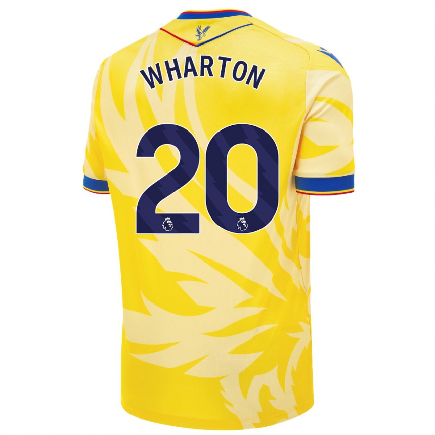 Kids Football Adam Wharton #20 Yellow Away Jersey 2024/25 T-Shirt