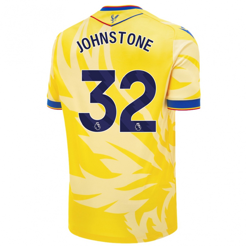 Kids Football Sam Johnstone #32 Yellow Away Jersey 2024/25 T-Shirt