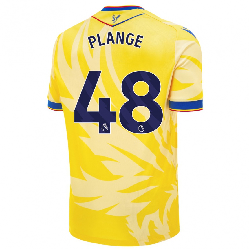 Kids Football Luke Plange #48 Yellow Away Jersey 2024/25 T-Shirt