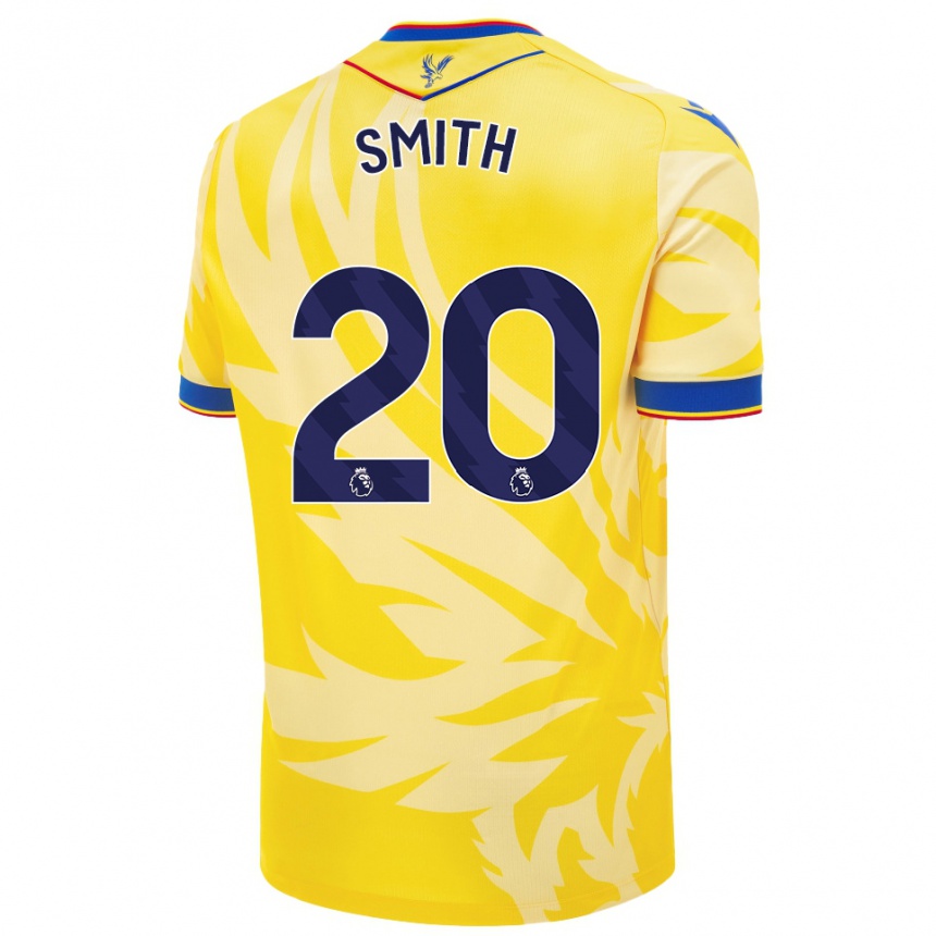 Kids Football Hope Smith #20 Yellow Away Jersey 2024/25 T-Shirt