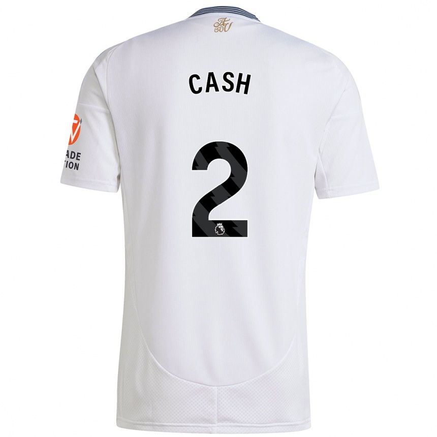 Kids Football Matty Cash #2 White Away Jersey 2024/25 T-Shirt