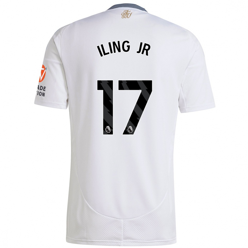 Kids Football Samuel Iling-Junior #17 White Away Jersey 2024/25 T-Shirt