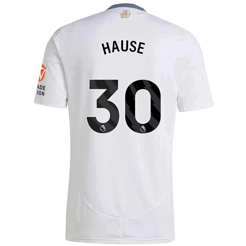 Kids Football Kortney Hause #30 White Away Jersey 2024/25 T-Shirt