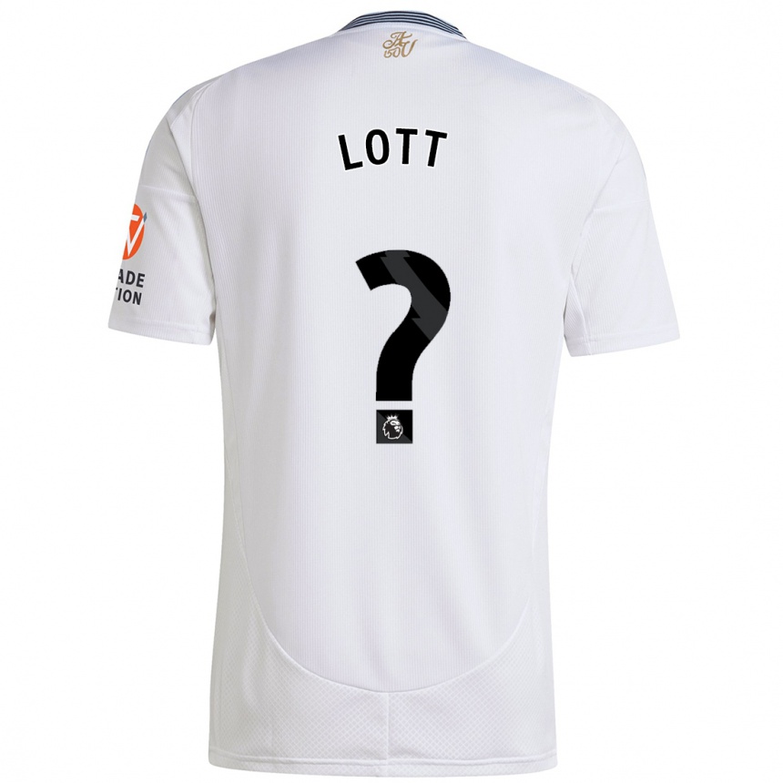 Kids Football Max Lott #0 White Away Jersey 2024/25 T-Shirt